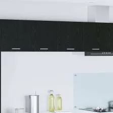   vidaXL Függő szekrény Riga Fekete tölgy 80 x 31 x 40 cm Faanyag