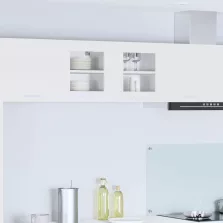   vidaXL Függő szekrény ajtóval Riga 2 pcs Fehér 40 x 31 x 40 cm Faanyag