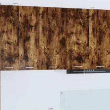   vidaXL Függő szekrény Riga Füstölt tölgy és fehér 40 x 31 x 80 cm