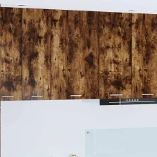   vidaXL Függő szekrény Riga Füstölt tölgy és fehér 50 x 31 x 80 cm