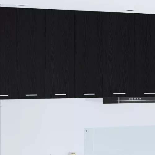 vidaXL Függő szekrény Riga Fekete tölgy 60 x 31 x 80 cm Faanyag