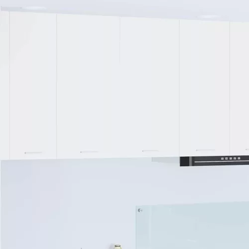 vidaXL Függő szekrény polcokkal Riga Fehér 80 x 31 x 80 cm Faanyag