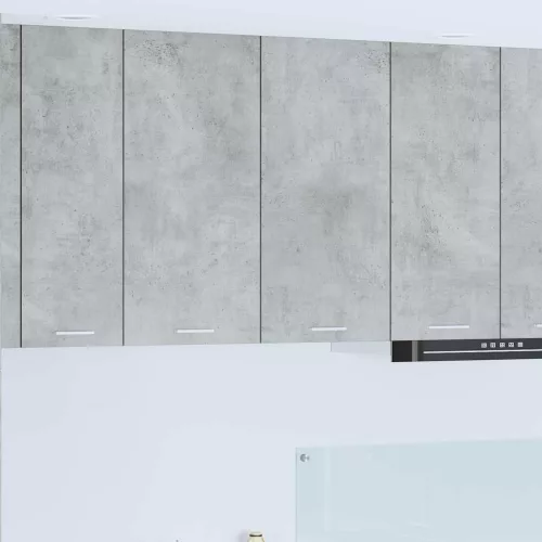 vidaXL Függő szekrény Riga Beton Szürke 80 x 31 x 80 cm Faanyag