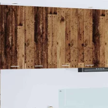   vidaXL Függő szekrény polcokkal Riga Öreg fa 80 x 31 x 80 cm Faanyag