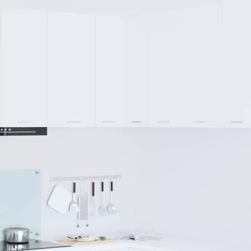 vidaXL Függő szekrény polcokkal Riga Fehér 57 x 57 x 80 cm Faanyag