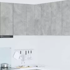   vidaXL Függő szekrény Riga Beton szürke és fehér 57 x 57 x 80 cm