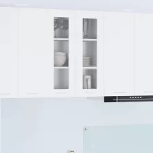   vidaXL Függő szekrény polcokkal Riga Fehér 60 x 31 x 80 cm Faanyag