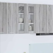   vidaXL Függő szekrény Riga Szürke Sonoma 60 x 31 x 80 cm Faanyag