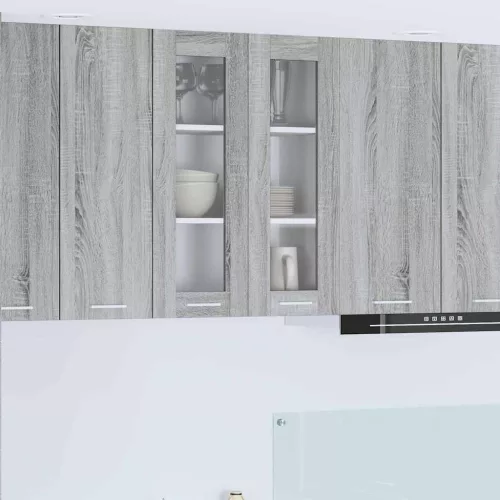 vidaXL Függő szekrény Riga Szürke Sonoma 60 x 31 x 80 cm Faanyag
