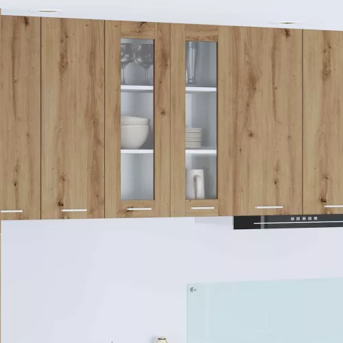 vidaXL Függő szekrény Riga Artisan tölgy 60 x 31 x 80 cm Faanyag