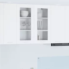   vidaXL Függő szekrény polcokkal Riga Fehér 80 x 31 x 80 cm Faanyag
