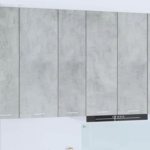 vidaXL Függő szekrény Riga Beton Szürke 30 x 31 x 100 cm Faanyag