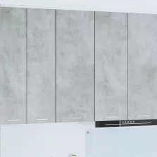   vidaXL Függő szekrény Riga Beton Szürke 40 x 31 x 100 cm Faanyag