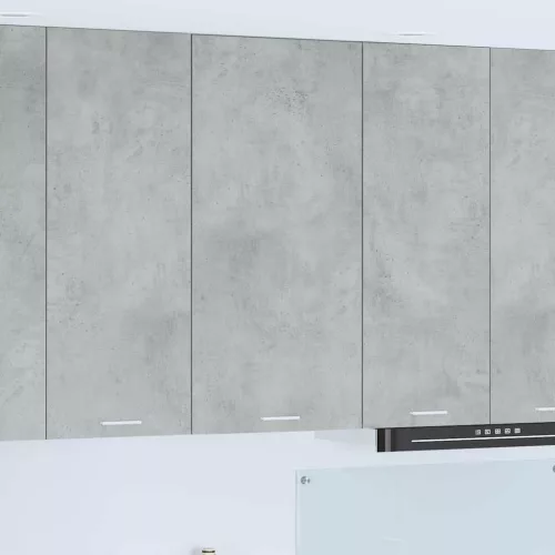 vidaXL Függő szekrény Riga Beton szürke és fehér 50 x 31 x 100 cm