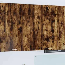   vidaXL Függő szekrény Riga Füstölt tölgy és fehér 50 x 31 x 100 cm