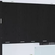   vidaXL Függő szekrény Riga Fekete tölgy 60 x 31 x 100 cm Faanyag