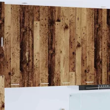   vidaXL Függő szekrény polcokkal Riga Öreg fa 60 x 31 x 100 cm Faanyag