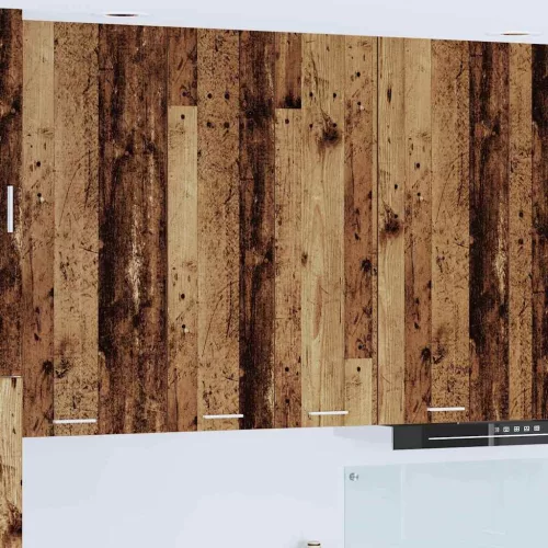 vidaXL Függő szekrény polcokkal Riga Öreg fa 60 x 31 x 100 cm Faanyag