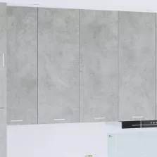   vidaXL Függő szekrény Riga Beton Szürke 80 x 31 x 100 cm Faanyag