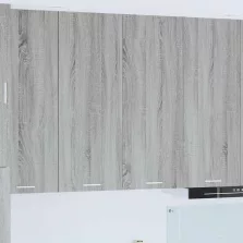   vidaXL Függő szekrény Riga Szürke Sonoma 80 x 31 x 100 cm Faanyag