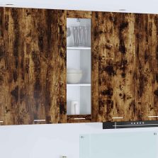   vidaXL Függő szekrény Riga Füstölt tölgy 40 x 31 x 100 cm Faanyag