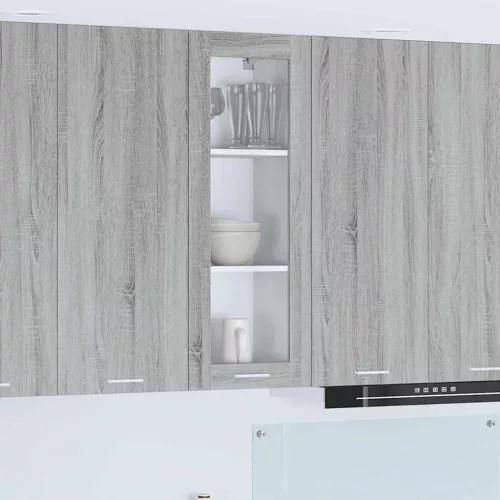 vidaXL Függő szekrény Riga Szürke Sonoma 40 x 31 x 100 cm Faanyag