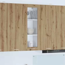   vidaXL Függő szekrény Riga Artisan tölgy 40 x 31 x 100 cm Faanyag