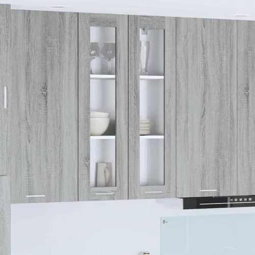 vidaXL Függő szekrény Riga Szürke Sonoma 60 x 31 x 100 cm Faanyag
