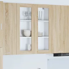   vidaXL Függő szekrény Riga Sonoma tölgy 80 x 31 x 100 cm Faanyag