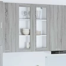   vidaXL Függő szekrény Riga Szürke Sonoma 80 x 31 x 100 cm Faanyag