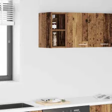   vidaXL Függő szekrény polcokkal Riga Öreg fa 20 x 29,5 x 40 cm Faanyag