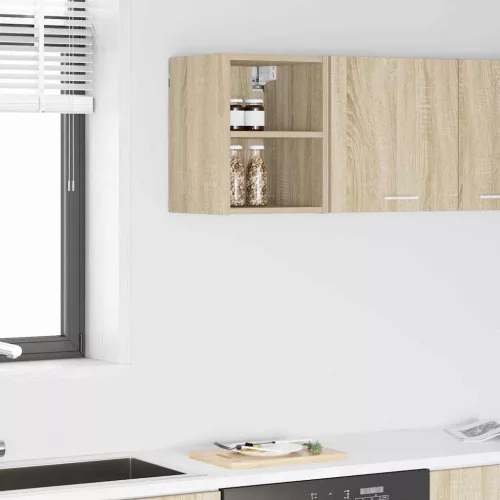 vidaXL Függő szekrény Riga Sonoma tölgy 30 x 29,5 x 40 cm Faanyag