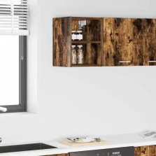   vidaXL Függő szekrény Riga Füstölt tölgy 30 x 29,5 x 40 cm Faanyag