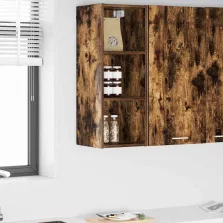   vidaXL Függő szekrény Riga Füstölt tölgy 30 x 29,5 x 80 cm Faanyag