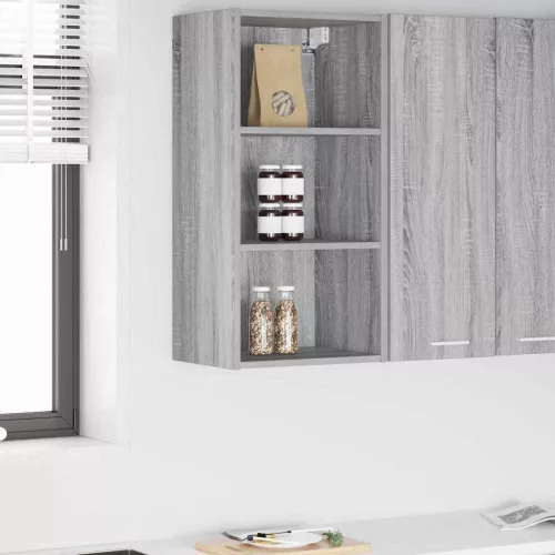 vidaXL Függő szekrény Riga Szürke Sonoma 40 x 29,5 x 80 cm Faanyag