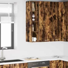   vidaXL Függő szekrény Riga Füstölt tölgy 20 x 29,5 x 100 cm Faanyag