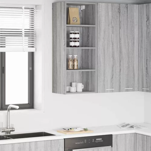 vidaXL Függő szekrény Riga Szürke Sonoma 40 x 29,5 x 100 cm Faanyag