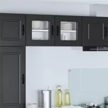   vidaXL Mosogatógép panel Kalmar Fekete 40 x 31 x 40 cm Faanyag
