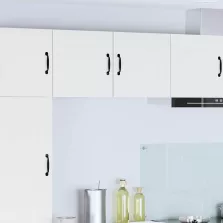   vidaXL Fali konyhaszekrény ajtóval 2 pcs Fehér 40 x 31 x 40 cm Faanyag