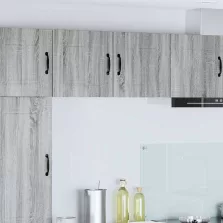   vidaXL Fali konyhaszekrény 2 pcs Szürke Sonoma 40 x 31 x 40 cm Faanyag
