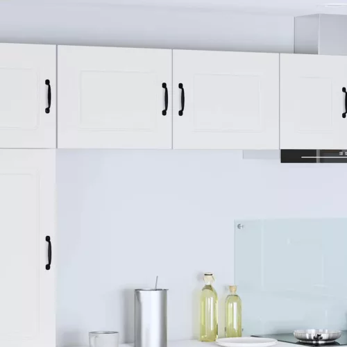 vidaXL Fali konyhaszekrény ajtóval 2 pcs Fehér 50 x 31 x 40 cm Faanyag