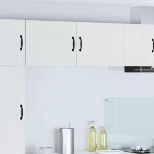   vidaXL Fali konyhaszekrény 2 pcs Magas Fényű Fehér 50 x 31 x 40 cm