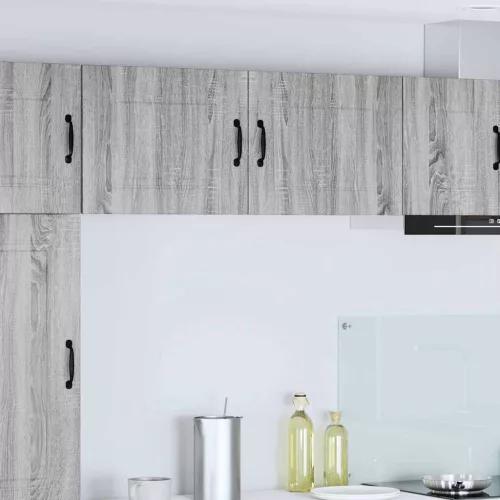 vidaXL Fali konyhaszekrény 2 pcs Szürke Sonoma 50 x 31 x 40 cm Faanyag