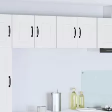   vidaXL Fali konyhaszekrény ajtóval 2 pcs Fehér 60 x 31 x 40 cm Faanyag