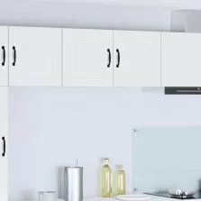   vidaXL Fali konyhaszekrény polcokkal Fehér 80 x 31 x 40 cm Faanyag