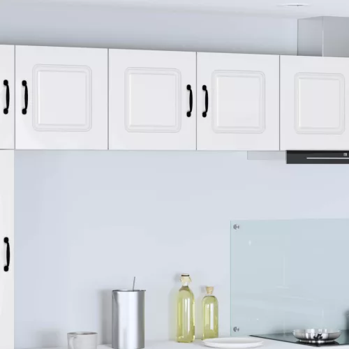 vidaXL Konyhaszekrény Kalmar Magas Fényű Fehér 80 x 31 x 40 cm Faanyag