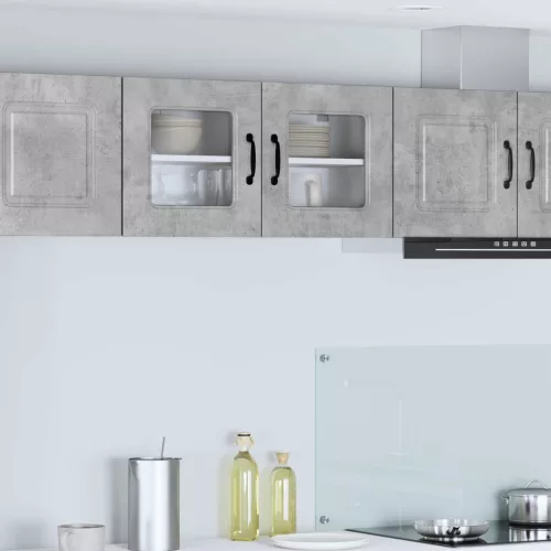 vidaXL Konyhaszekrény Kalmar Beton Szürke 80 x 31 x 40 cm Faanyag