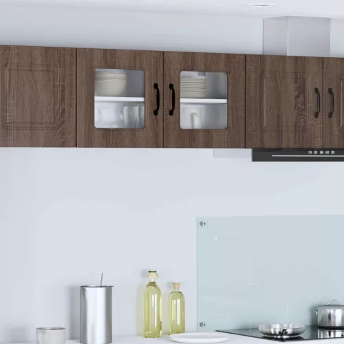 vidaXL Konyhaszekrény Kalmar Barna Tölgy 80 x 31 x 40 cm Faanyag