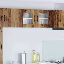   vidaXL Fali konyhaszekrény polcokkal Öreg fa 80 x 31 x 40 cm Faanyag