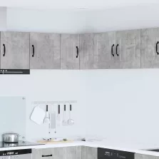   vidaXL Fali konyhaszekrény Beton Szürke 57 x 57 x 40 cm Faanyag
